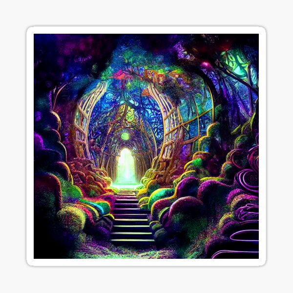 cosmic fantasy portal #6 Sticker