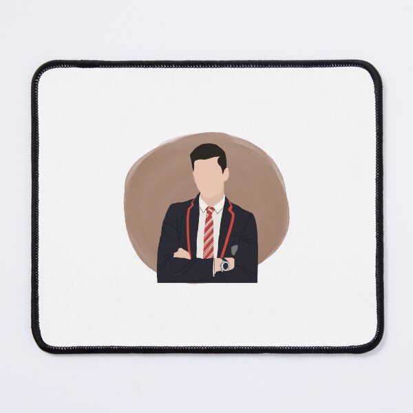 Item preview, Elite Netflix Show & Guzman brown circle block background designed and sold by paintingtour.