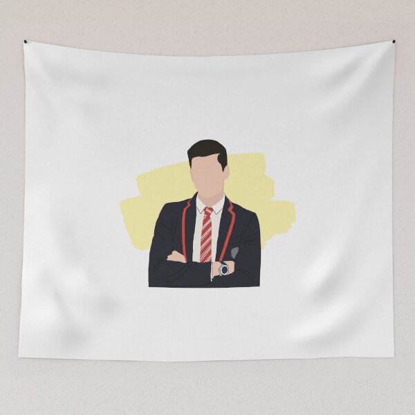 Item preview, Elite Netflix Show & Guzman yellow background designed and sold by paintingtour.