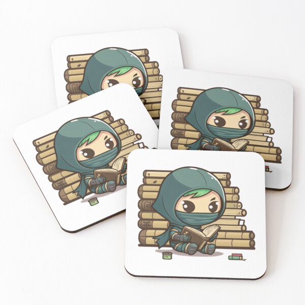 Item preview, Cute Reading Ninja designed and sold by KatesCreates ..