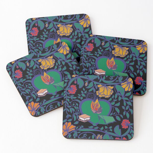 Item preview, Me encanta acampar S'mores, Campfires Floral designed and sold by Art of Camping Now.