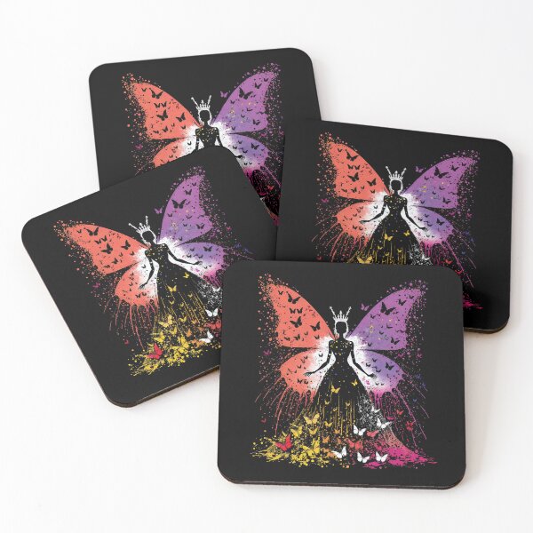Item preview, Fairy Queen, Butterflies Splatter Painting designed and sold by A-Artistries.