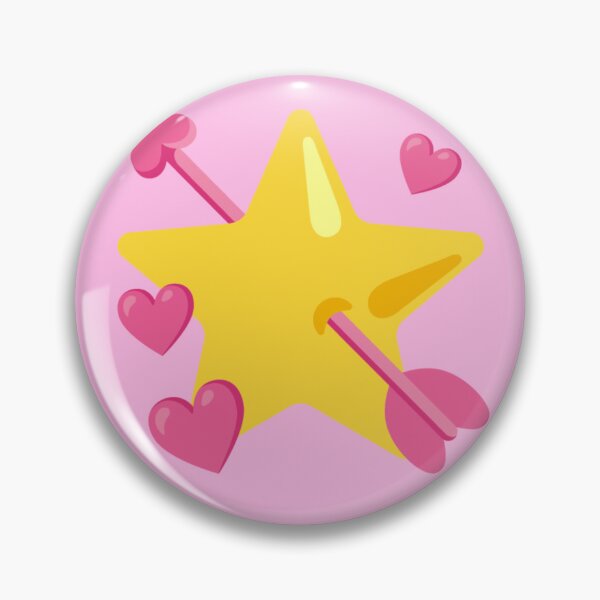 Item preview, Cupid's Arrow Star Emoji Sticker designed and sold by KaomojiKitchen.