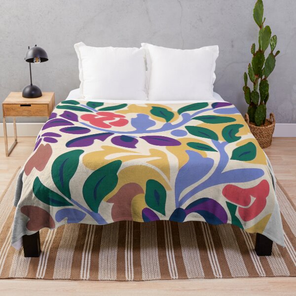 Item preview, A colorful floral painting inspired by Matisse designed and sold by Patrick Edwards.