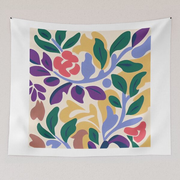 Item preview, A colorful floral painting inspired by Matisse designed and sold by Patrick Edwards.