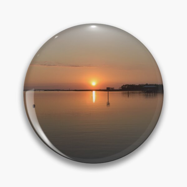 Item preview, Seaside Florida Gorgeous Orange Sunset with Beautiful Water Reflection  designed and sold by JLFXCreations.