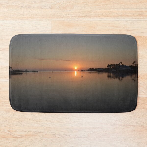 Item preview, Seaside Florida Gorgeous Orange Sunset with Beautiful Water Reflection  designed and sold by JLFXCreations.