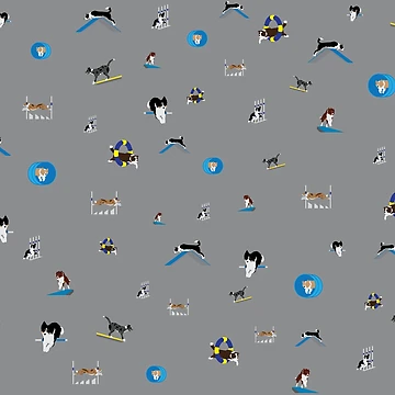 Artwork thumbnail, Border Collie pattern by Kat-su