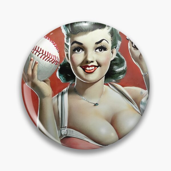 Item preview, Baseball Pinup Girl designed and sold by cutestpinups.