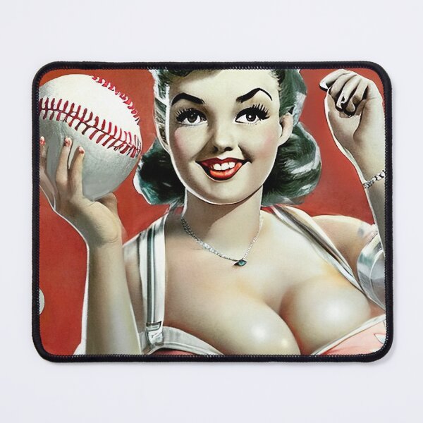 Item preview, Baseball Pinup Girl designed and sold by cutestpinups.