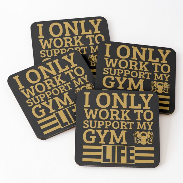 Item preview, I only work to support my gym life designed and sold by TheOneStyleBro.
