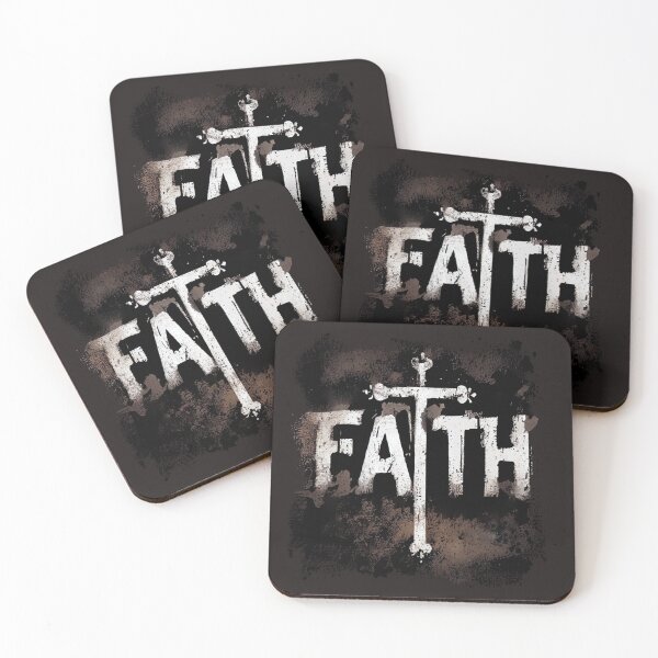 Item preview, Distressed Illustration of a Font-Based Design Saying Faith designed and sold by Art4Christ.