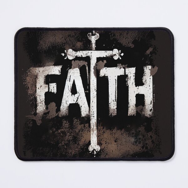 Item preview, Distressed Illustration of a Font-Based Design Saying Faith designed and sold by Art4Christ.
