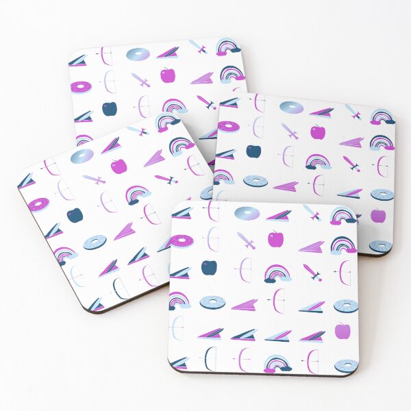 Item preview, Contrasting Forms of doughnut in Steel Pink and Sail in Mountains designed and sold by TechsQuickArt.