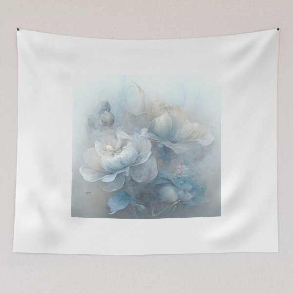 Item preview, A dainty floral painting of delicate roses designed and sold by Patrick Edwards.
