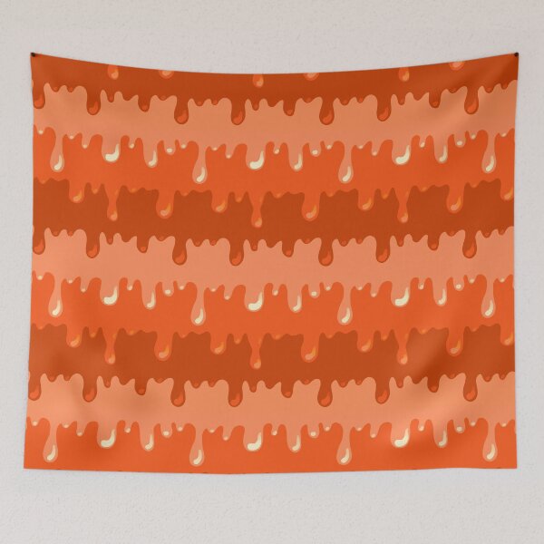 Item preview, Orange Drips designed and sold by Fox-and-otter.