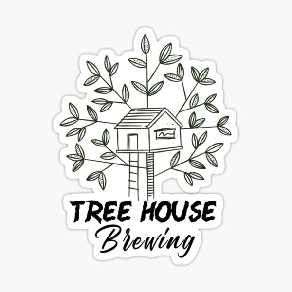 "tree house brewing craft brewing " Sticker for Sale by kalinasouth