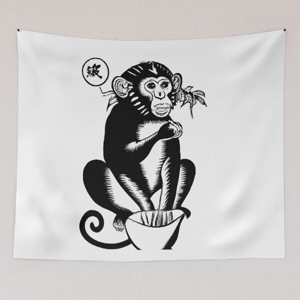 Item preview, Monkey - Ukiyo-e designed and sold by The-Tragon.
