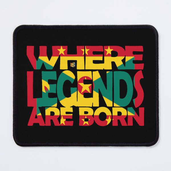Item preview, Grenada Flag - Where Legends Are Born - Grenadians - Soca Mode designed and sold by Soca-Mode.