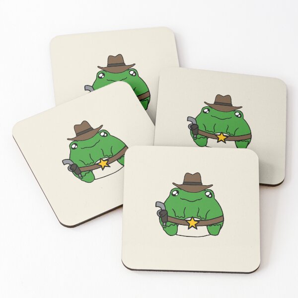 Item preview, Cute Cowboy Sheriff Frog designed and sold by JayBell22.