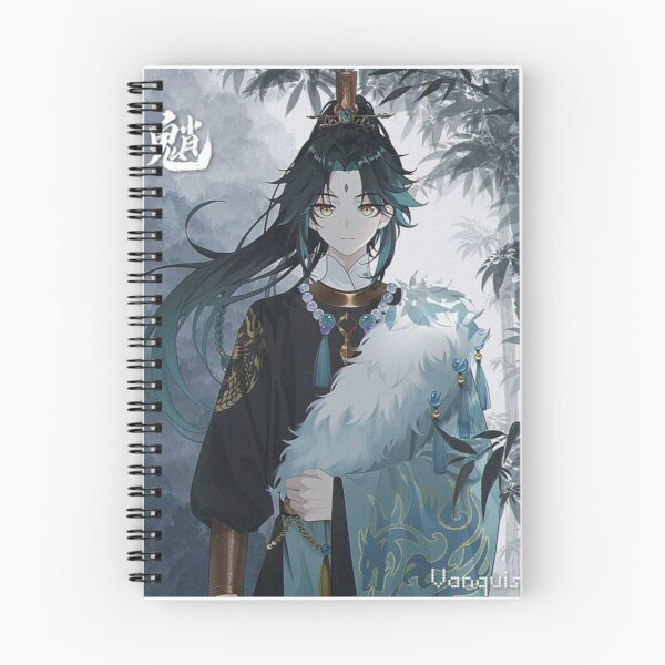 Item preview, Xiao Genshin Impact Chinese Portrait Art Xiao Hanfu Traditional Chinese Painting designed and sold by feach.