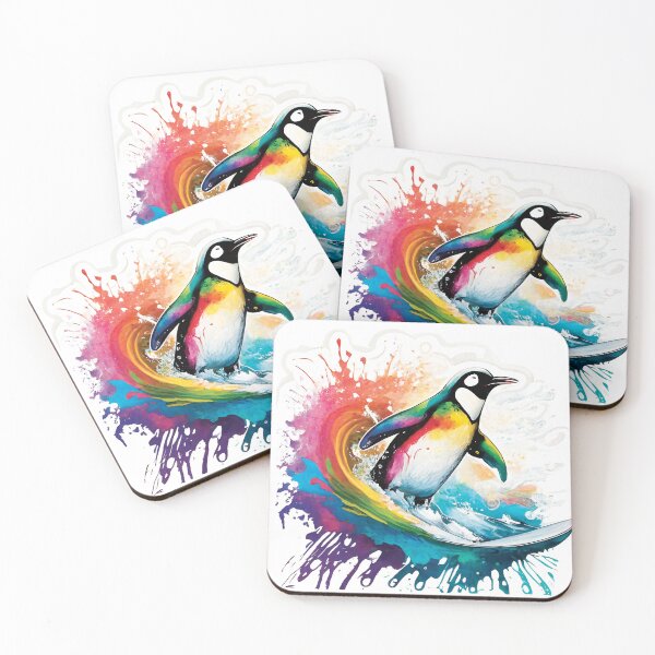Item preview, Kowabunga Penguin designed and sold by Jimbodo.