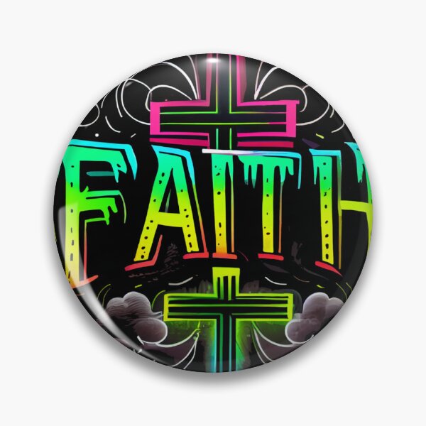 Item preview, Neon Dreams Illustration of a Font-Based Design Saying Faith designed and sold by Art4Christ.