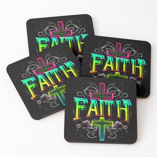 Item preview, Neon Dreams Illustration of a Font-Based Design Saying Faith designed and sold by Art4Christ.