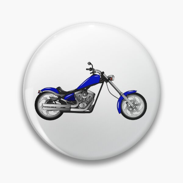 Item preview, Chopper motorcycle cartoon illustration designed and sold by Misscartoon.