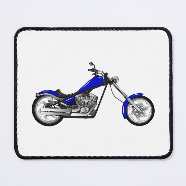 Item preview, Chopper motorcycle cartoon illustration designed and sold by Misscartoon.