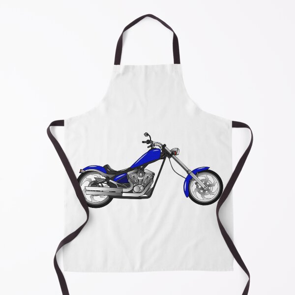 Item preview, Chopper motorcycle cartoon illustration designed and sold by Misscartoon.