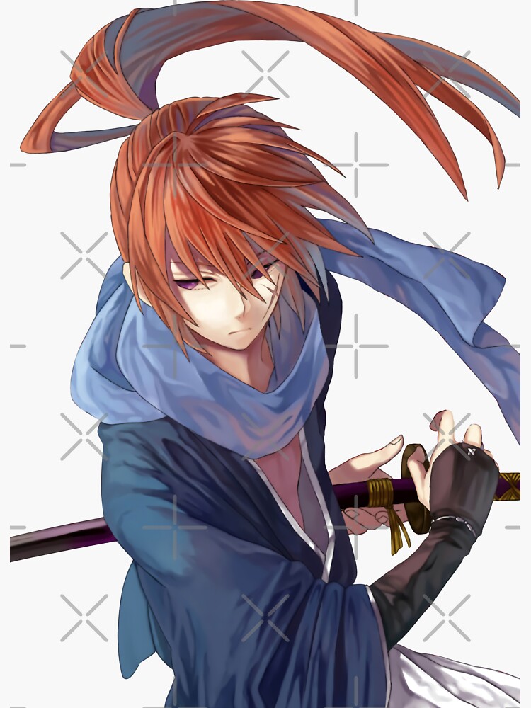 Himura Kenshin Rurouni Kenshin Drawing For Otaku Poster for Sale by  jerestudio