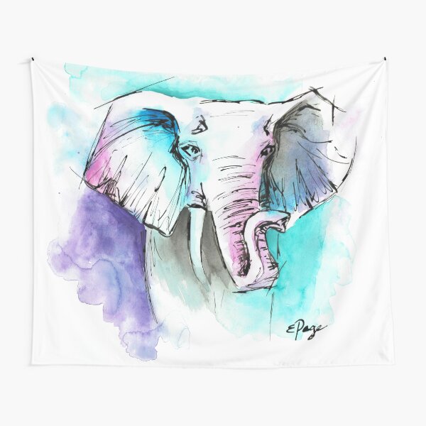 The Elephant King Tapestry
