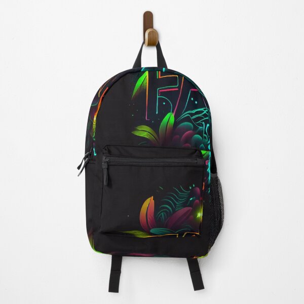 Item preview, Tropical-Themed Image with Neon Dreams Text Saying FAITH and Christian Crosses designed and sold by Art4Christ.