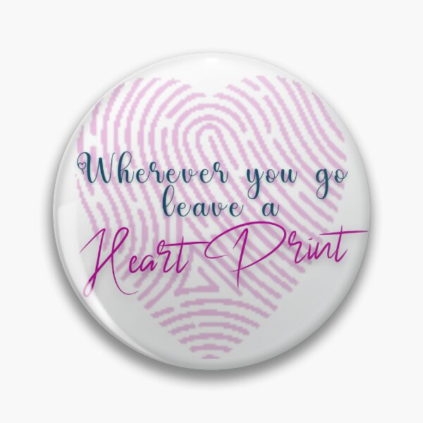 Item preview, Wherever You Go Leave a Heart Print | Just Add Soul designed and sold by FrequencyV.