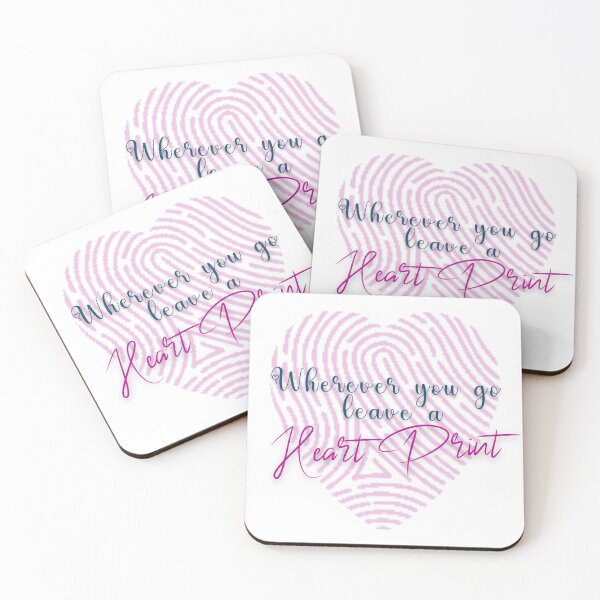 Item preview, Wherever You Go Leave a Heart Print | Just Add Soul designed and sold by FrequencyV.