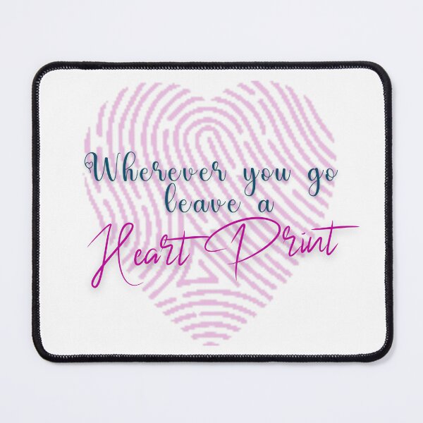 Item preview, Wherever You Go Leave a Heart Print | Just Add Soul designed and sold by FrequencyV.