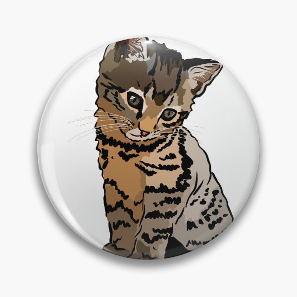 Item preview, Gray Tabby Kitten designed and sold by apohl21.