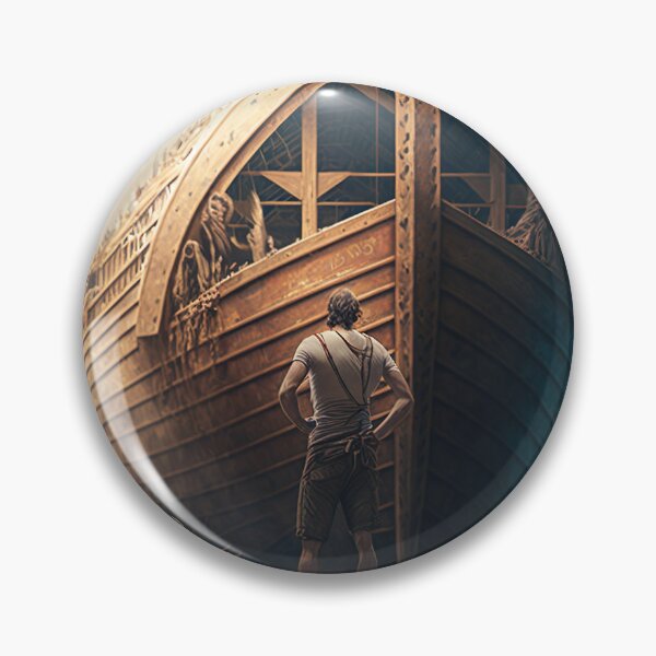 Item preview, Noah standing Infront of the Ark designed and sold by ThroughHisGrace.