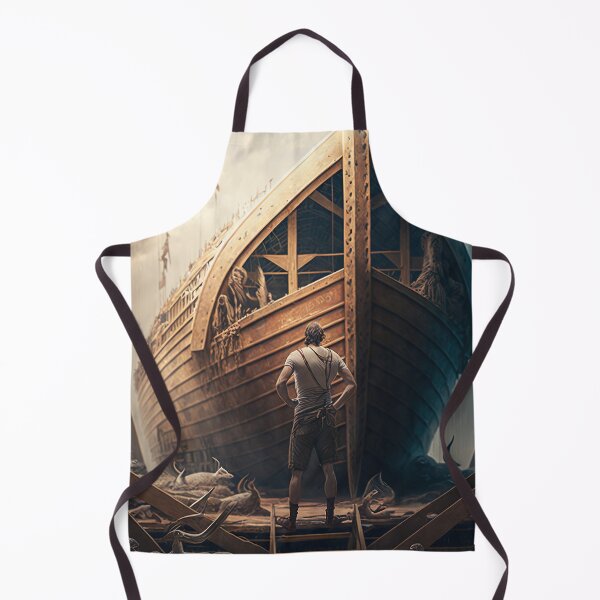Item preview, Noah standing Infront of the Ark designed and sold by ThroughHisGrace.