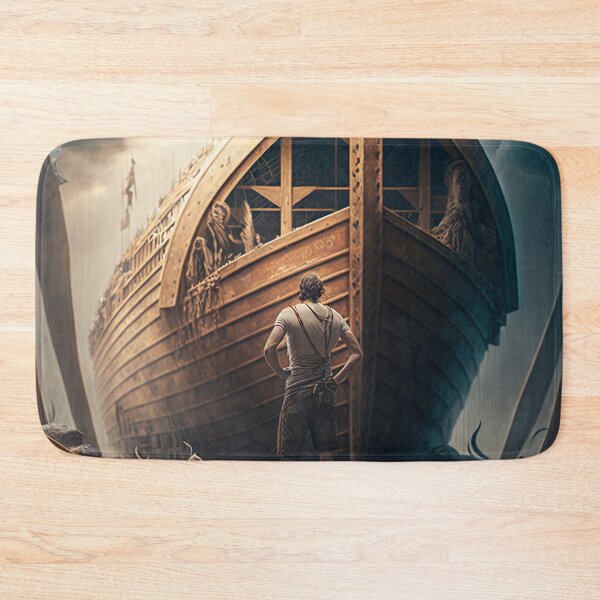 Item preview, Noah standing Infront of the Ark designed and sold by ThroughHisGrace.