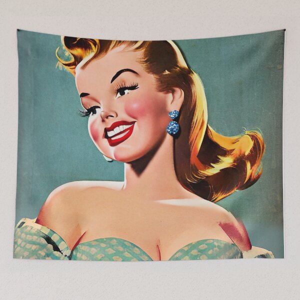 Item preview, Green Pinup Girl designed and sold by cutestpinups.
