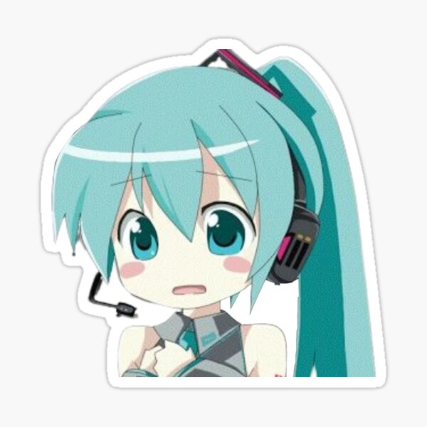 HATSUNE MIKU CHIBI, The Quintessential Quintuplets Sticker for Sale by  Weebo-worldd