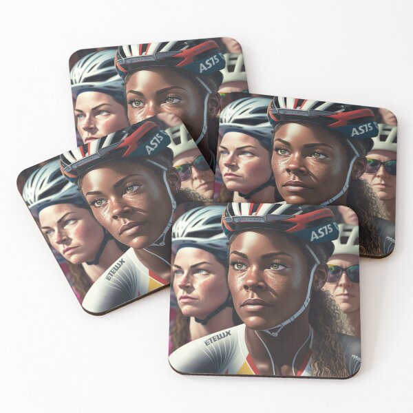 Item preview, Diverse Group of Female Cyclists #7 designed and sold by Helfrich Bicycles.