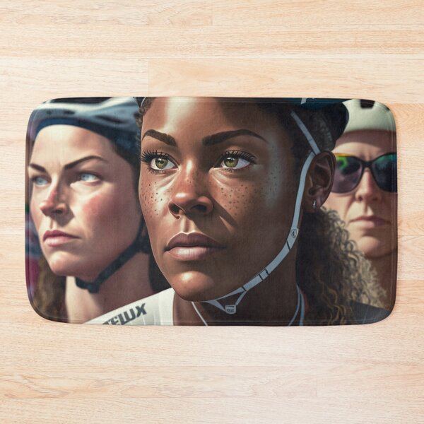 Item preview, Diverse Group of Female Cyclists #7 designed and sold by Helfrich Bicycles.