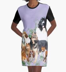Group of dogs..pack of dogs Graphic T-Shirt Dress