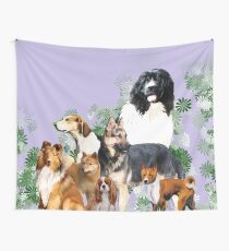 Group of dogs..pack of dogs Wall Tapestry
