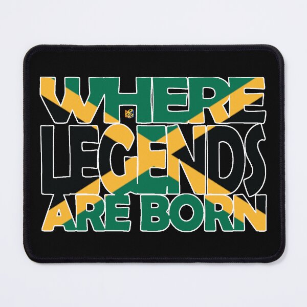 Item preview, Jamaica Flag - Where Legends Are Born - Jamaican - Soca Mode designed and sold by Soca-Mode.