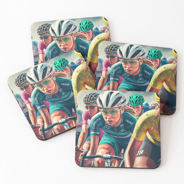 Item preview, Group of Female Cyclists #9 designed and sold by Helfrich Bicycles.