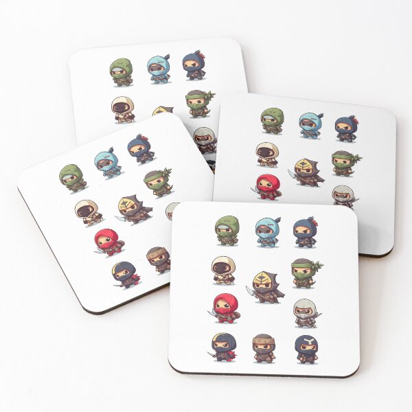 Item preview, Cute Ninja Sticker Pack designed and sold by FantasyRealmOP.
